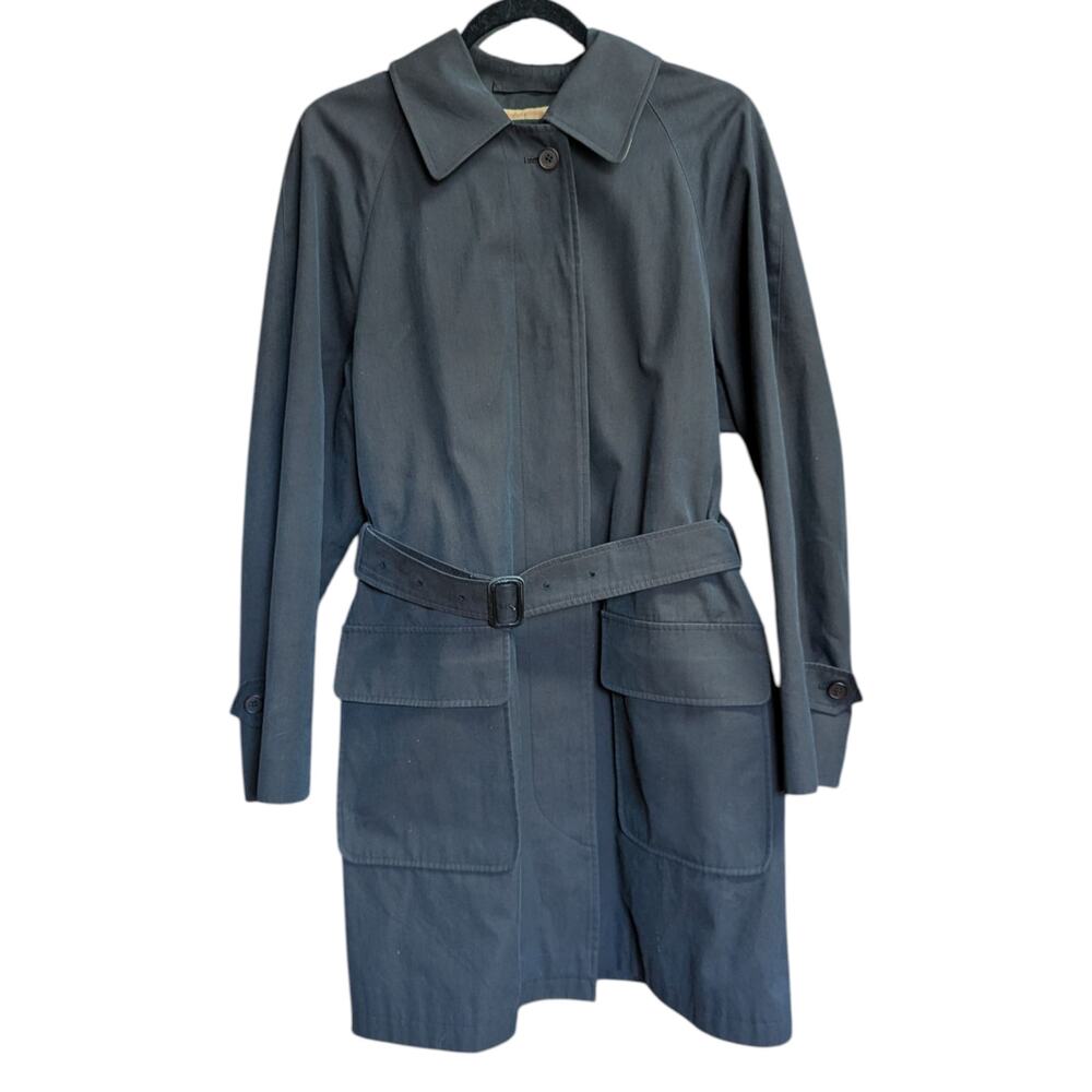 Burberry Black Belted Trench Coat - Picture 2 of 13